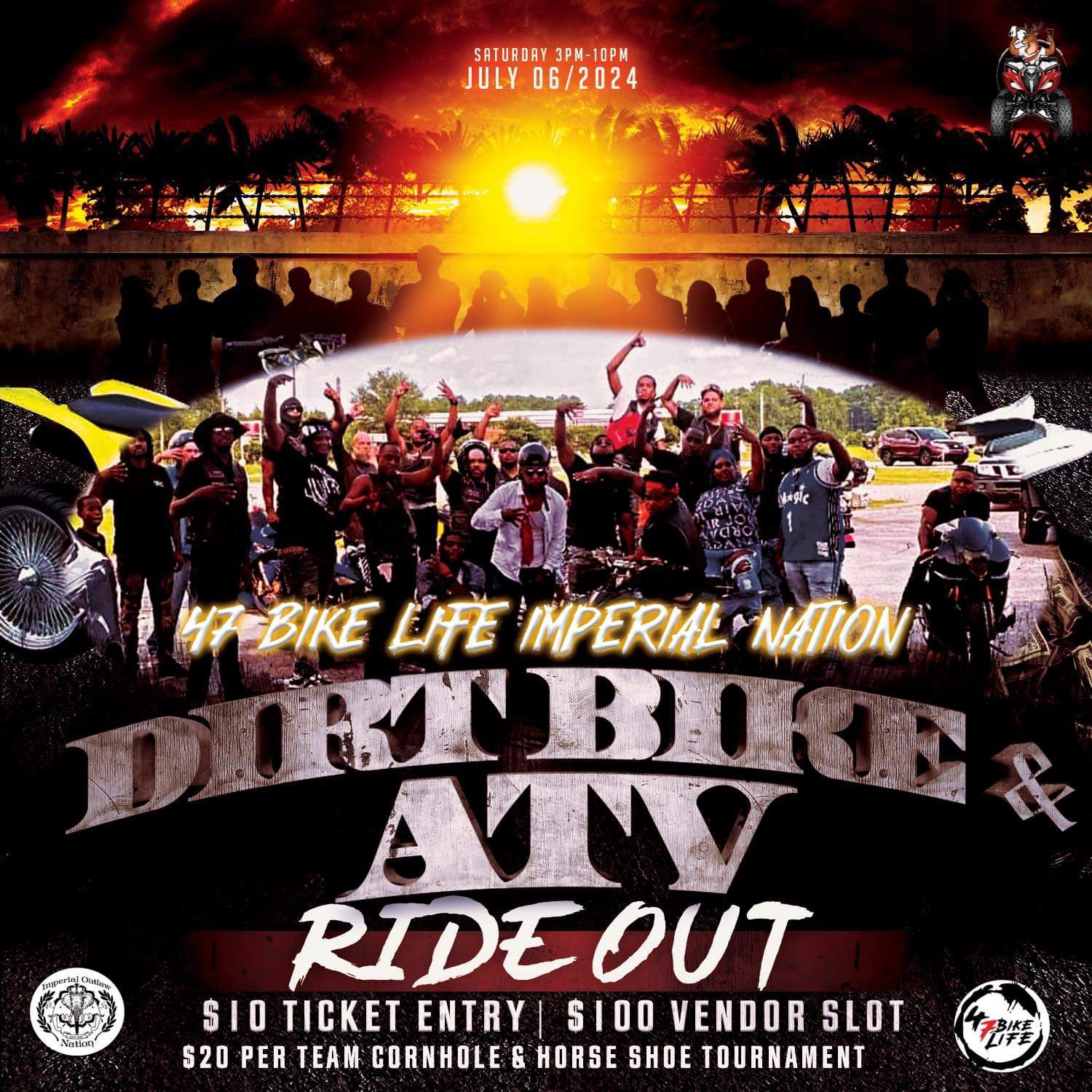 47 Bike Life Imperial Nation - Dirt Bike & ATV Ride Out